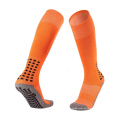 Benutzerdefinierte Handtuchboden Anti-Rutsch Fußball Sport High Knee Herren Socken Silikon Antirutsch